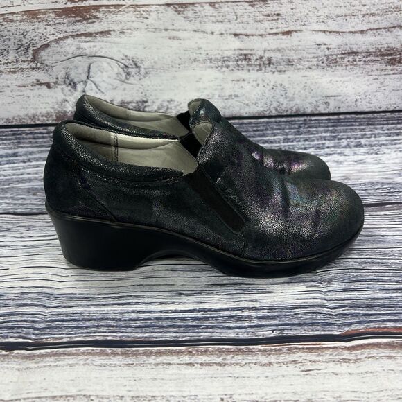 Alegria Eryn Soirée Metallic Professional Clog Iridescent Sparkle Womens Size 10 - Picture 1 of 8